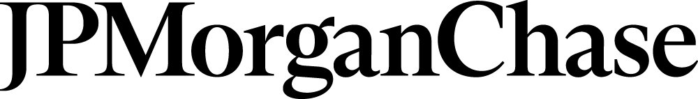 Logo de JP Morgan Chase, partenaire bancaire mondial des Jeux Olympiques.